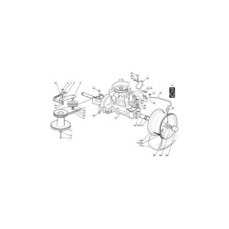 HYDRO K46T R72 ORIGINAL STIGA GEARBOX - 118400965/0