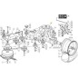 BOITE DE VITESSES ORIGINALE STIGA HYDRO K574D TC HE - 118400975/0