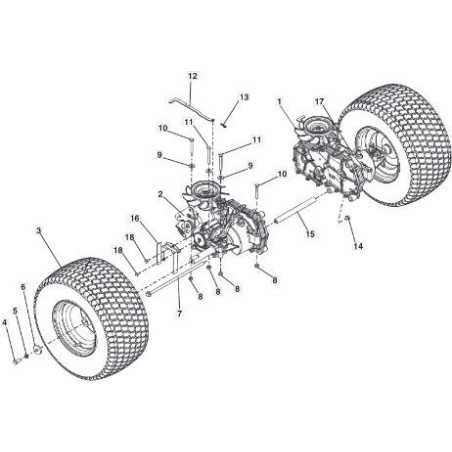 BOITE DE VITESSES ARRIÈRE CÔTÉ DROIT ORIGINE STIGA - 118830951/0 | NewgardenParts.com