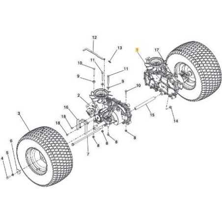 CAMBIO POSTERIORE LATO SINISTRO ORIGINALE STIGA - 118830950/0 | NewgardenParts.com