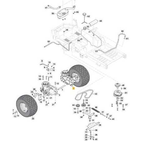 BOITE DE VITESSES GAUCHE ORIGINAL STIGA - 118830250/0 | NewgardenParts.com