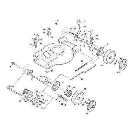 ELEKTRISCHES GETRIEBE GT 36V BLDC x MCS47 ORIGINAL STIGA - 181003138/0 | NewgardenParts.com