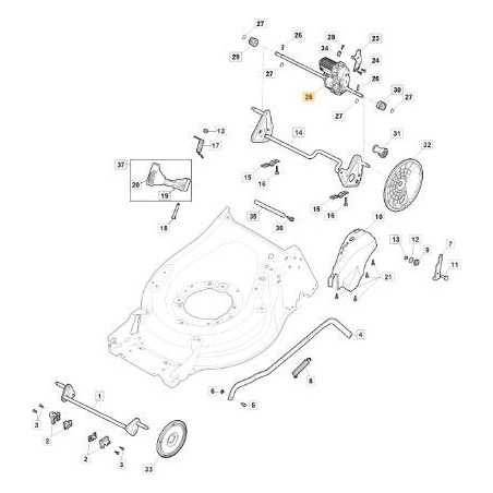 ELEKTRISCHES GETRIEBE GT-ME 512 36V BLDC MP1 ORIGINAL STIGA - 181003128/0 | NewgardenParts.com