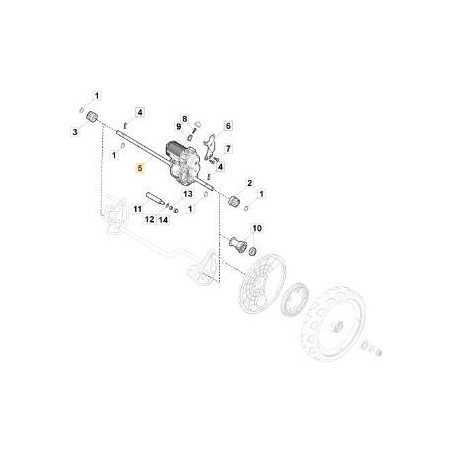 ELEKTRISCHES GETRIEBE GT-ME 512(72V)MCS50/CR ORIGINAL STIGA - 118400992/0 | NewgardenParts.com