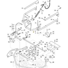 FLAT BUMPER PIPE 110/125 ASTRAL GRAY ORIGINAL STIGA - 387869381/0 | NewgardenParts.com