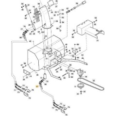 HYDRAULIC HOSE 1/4 ORIGINAL STIGA - 118890129/0 | NewgardenParts.com