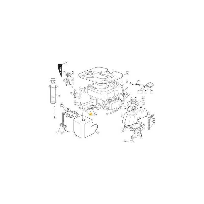 TUBO RACORDOSCAR. F72 B&S 13 HP (03/04) ORIGINALE STIGA - 118738225/0