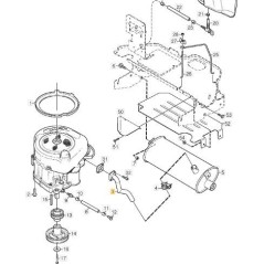 TUBO RACCORDO SCARICO B&S 3130 ORIGINALE STIGA - 118738265/0 | NewgardenParts.com
