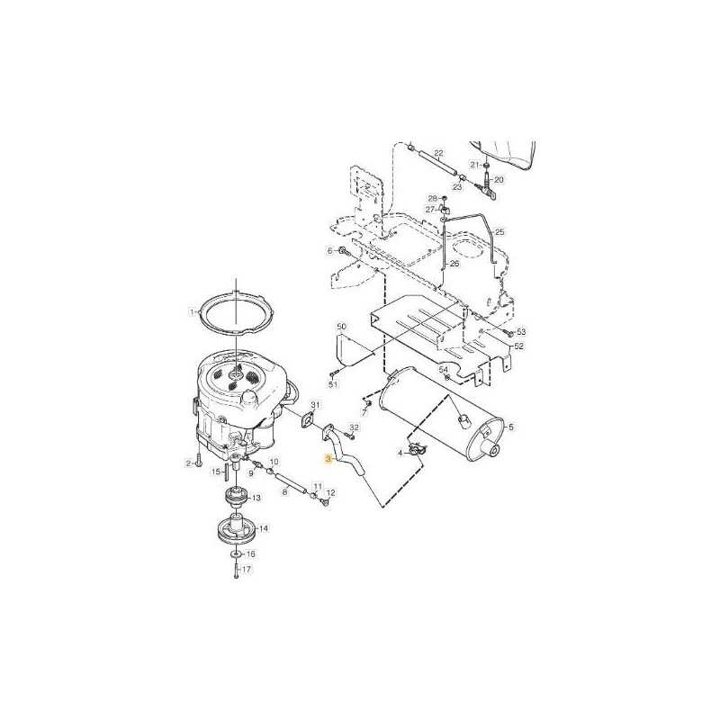 TUBO RACCORDO SCARICO B&S 3130 ORIGINALE STIGA - 118738265/0