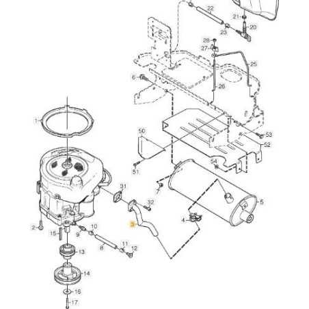 TUBO RACCORDO SCARICO B&S 3130 ORIGINALE STIGA - 118738265/0 | NewgardenParts.com