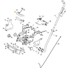 TUBO RACCORDO SCARICO STD ORIGINALE STIGA - 118738259/0 | NewgardenParts.com