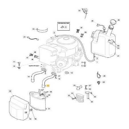 TUBO RACCORDO SCARICO SX TCHE GXV690 20 ORIGINALE STIGA - 118738280/0 | NewgardenParts.com