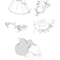 TUBE PLAT RENFORCÉ TC 122 (DX-SX) VNGA ORIGINAL STIGA - 325869103/0 | NewgardenParts.com