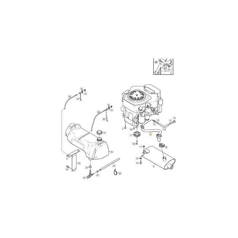 TUBO DE ESCAPE ORIGINAL STIGA - 1134-7877-01