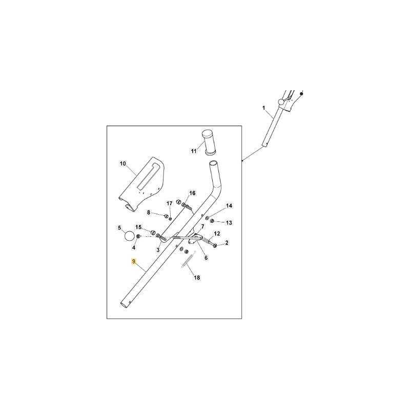 TUBO SUPERIOR PTO ELEVACION TC/MP VNN ORIGINAL STIGA - 382869057/0
