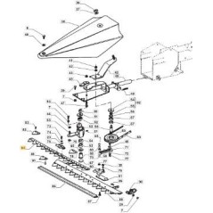 ORIGINAL STIGA UPPER BLADE - 1483-2334-01 | NewgardenParts.com