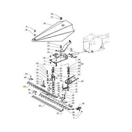 LAME SUPÉRIEURE ORIGINALE STIGA - 1483-2334-01 | NewgardenParts.com