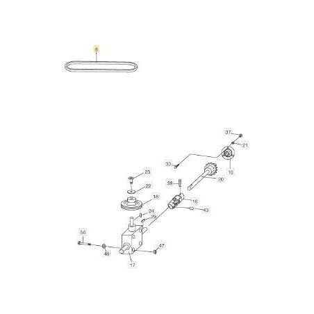 V-BELT (profile B) ORIGINAL STIGA - 1319-1926-01 | NewgardenParts.com