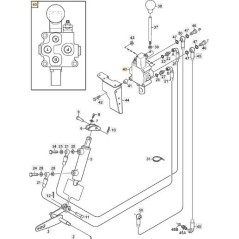 HYDR. VALVE ORIGINAL STIGA PLATE LIFTING - 1134-7743-01