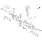 TRANSMISSION FAN T2-BDBF-3X3C-19X1 ORIGINAL STIGA - 118870132/0