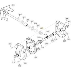 ORIGINAL STIGA WORM SCREW - 1812-0336-01