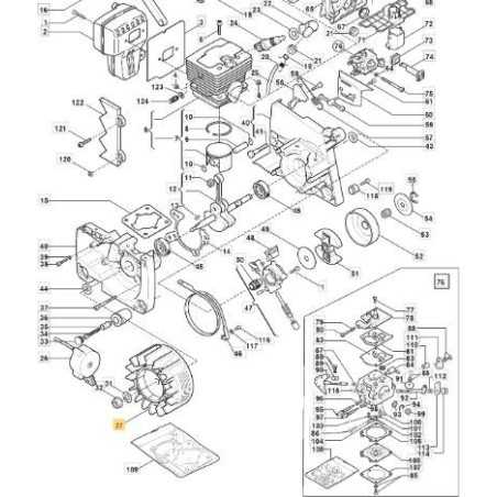 MAGNETIC FLYWHEEL D.100 X 450 ORIGINAL STIGA - 4541220 | NewgardenParts.com