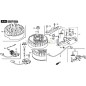 VOLANO MAGNETE ORIGINALE STIGA - 118552167/0