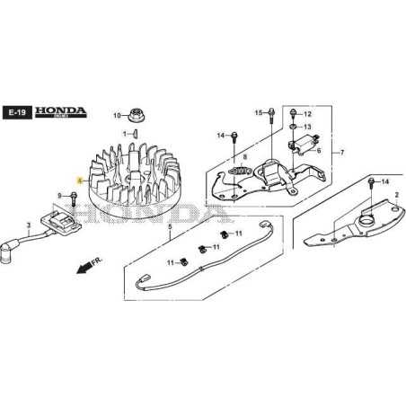 ORIGINAL STIGA MAGNETO FLYWHEEL - 118552176/0 | NewgardenParts.com