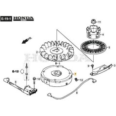 VOLANT MAGNÉTO ORIGINAL STIGA - 118552169/0 | NewgardenParts.com