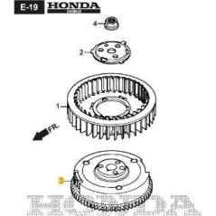 ORIGINAL STIGA MAGNETO FLYWHEEL - 118552175/0