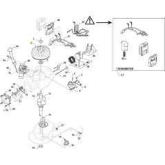 VOLANT MOTEUR ORIGINAL STIGA - 118551470/0 | NewgardenParts.com