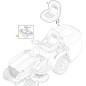 VOLANT COURT '20 STIGA NOIR SD/MP ORIGINAL STIGA - 325961226/0