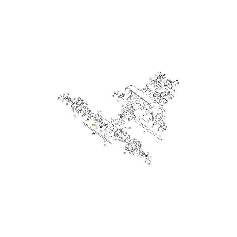 WORM HOUSING-DESTRO ORIGINALE STIGA - 1811-3083-01