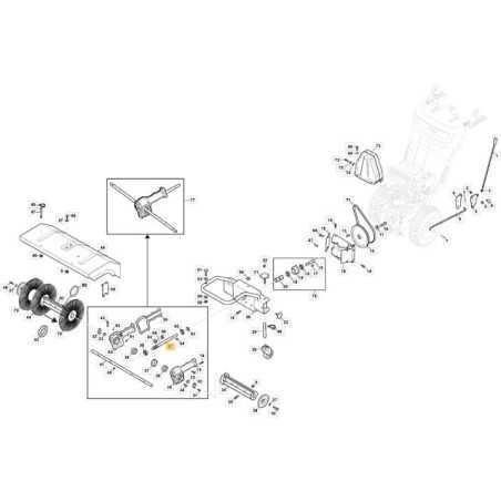 WORM SHAFT ORIGINALE STIGA - 118820747/0 | NewgardenParts.com