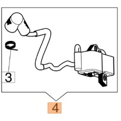 Bobina de arranque motosierra original OLEOMAC GS650 GS651