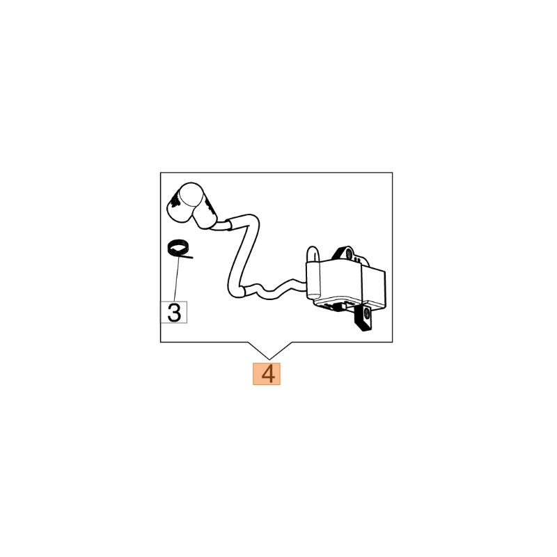 Bobina de arranque motosierra original OLEOMAC GS650 GS651
