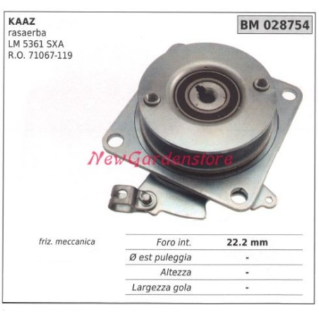 Frizione meccanica rasaerba tosaerba tagliaerba kaaz LM 5361 SXA 028754 | NewgardenParts.com