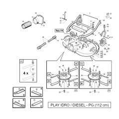 Dado autobloccante UNI7473 PLAYGREEN ORIGINALE GIANNI FERRARI BFB 00111250001 | NewgardenParts.com