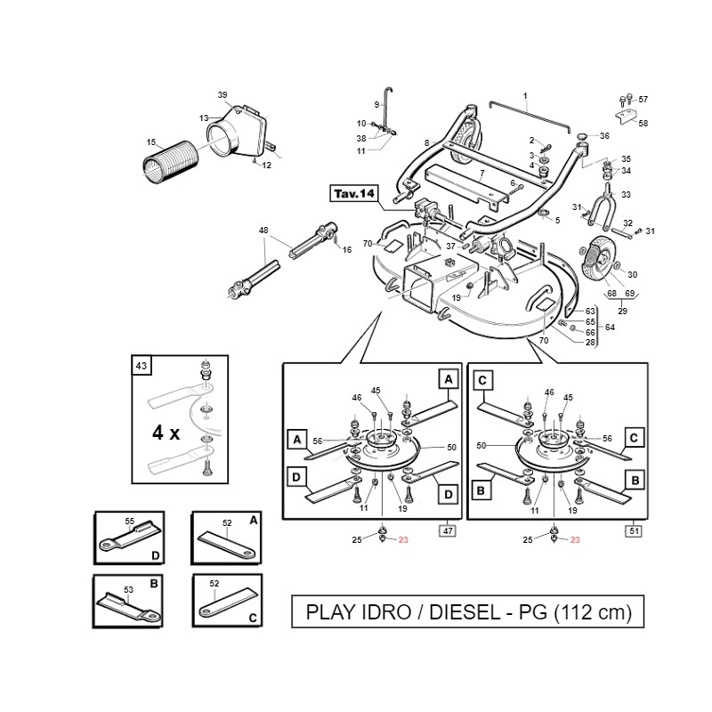 Self-locking nut UNI7473 PLAYGREEN ORIGINAL GIANNI FERRARI BFB 00111250001