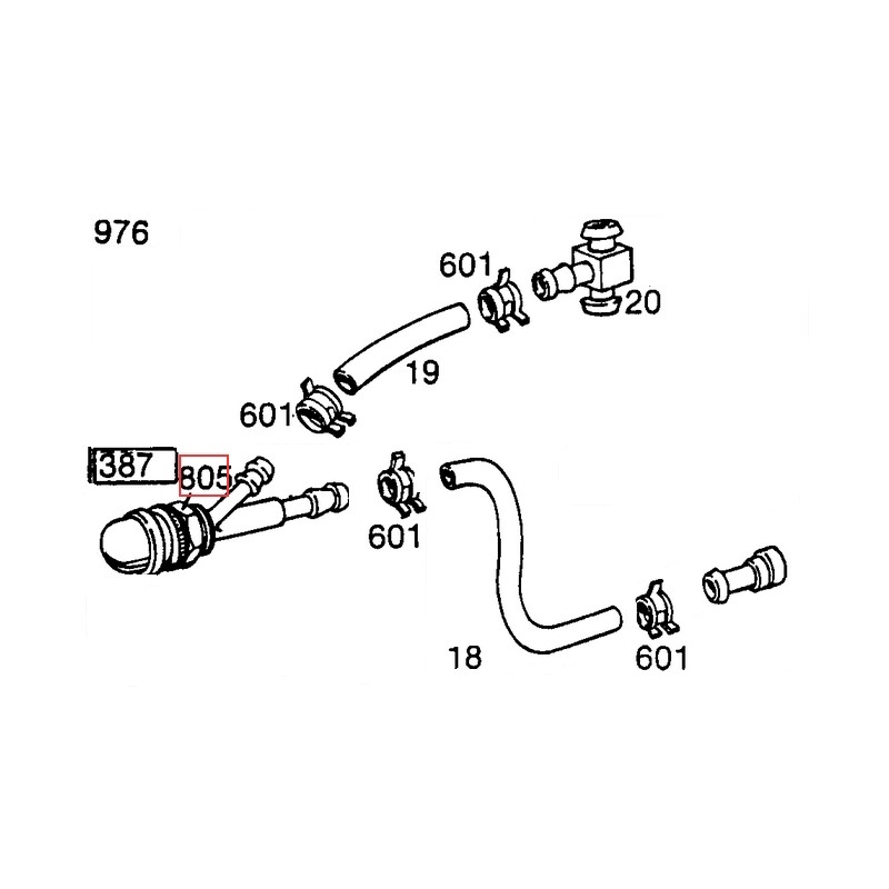 BRIGGS & STRATTON Sechskantmutter für Rasenmähermotor 094189