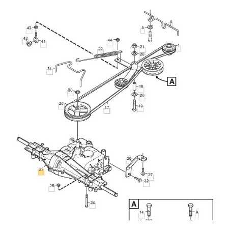Trasmissione trattorino tagliaerba 2105M XM110 ORIGINALE STIGA 1134-4847-01 | NewgardenParts.com