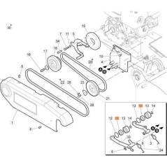 BEARING 17X40X12 6203 2RS1 ORIGINAL EMAK 300081031 | NewgardenParts.com