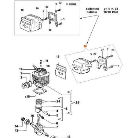 SILENCIEUX D'ORIGINE EMAK 097000356A | NewgardenParts.com