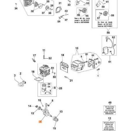 ALBERO MOTORE ORIGINALE EMAK 50010115R | NewgardenParts.com
