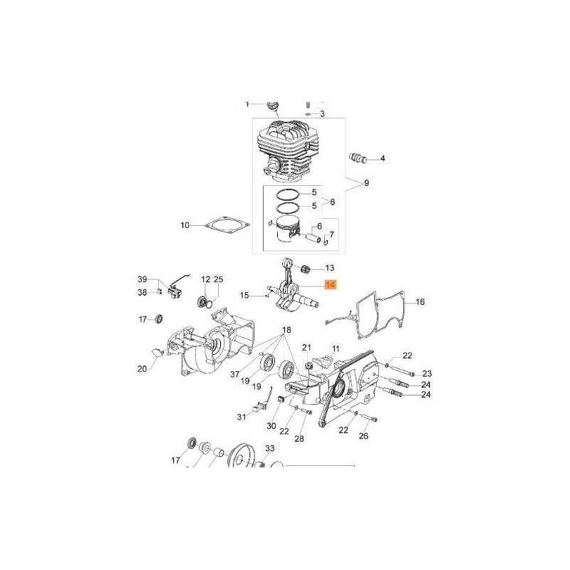 ALBERO MOTORE ORIGINALE EMAK 50090048R