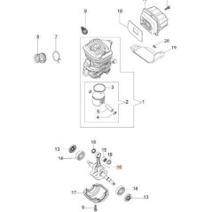 ALBERO MOTORE ORIGINALE EMAK 50240081R | NewgardenParts.com