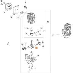 ALBERO MOTORE ORIGINALE EMAK 56600160R | NewgardenParts.com