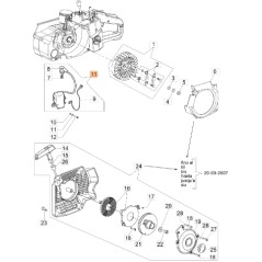 Bobina avviamento troncatore modelli 983TTA ORIGINALE EMAK 52010320AR | NewgardenParts.com