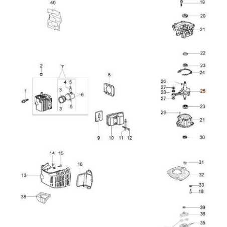 ALBERO MOTORE ORIGINALE EMAK 58040027 | NewgardenParts.com