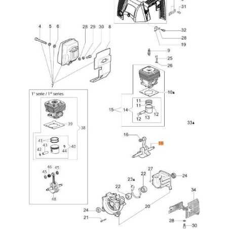 ALBERO MOTORE ORIGINALE EMAK 61330226R | NewgardenParts.com